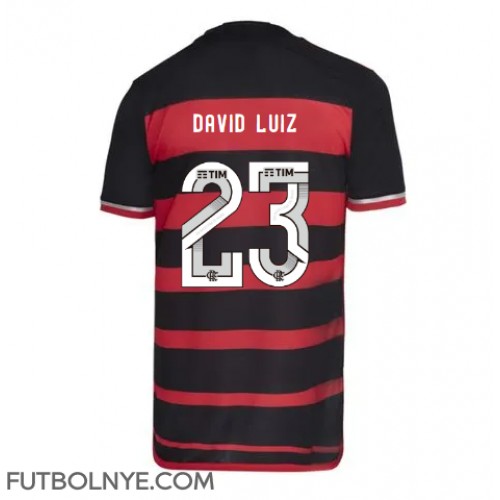 Camiseta Flamengo David Luiz #23 Primera Equipación 2024-25 manga corta